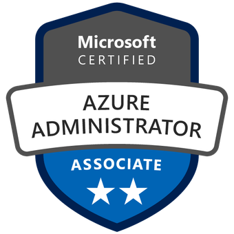 Microsoft Certified Azure Administrator Associate badge