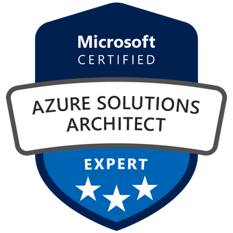 Microsoft Certified Azure Solutions Architect Expert badge